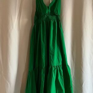 Vibrant Green Maxi Dress